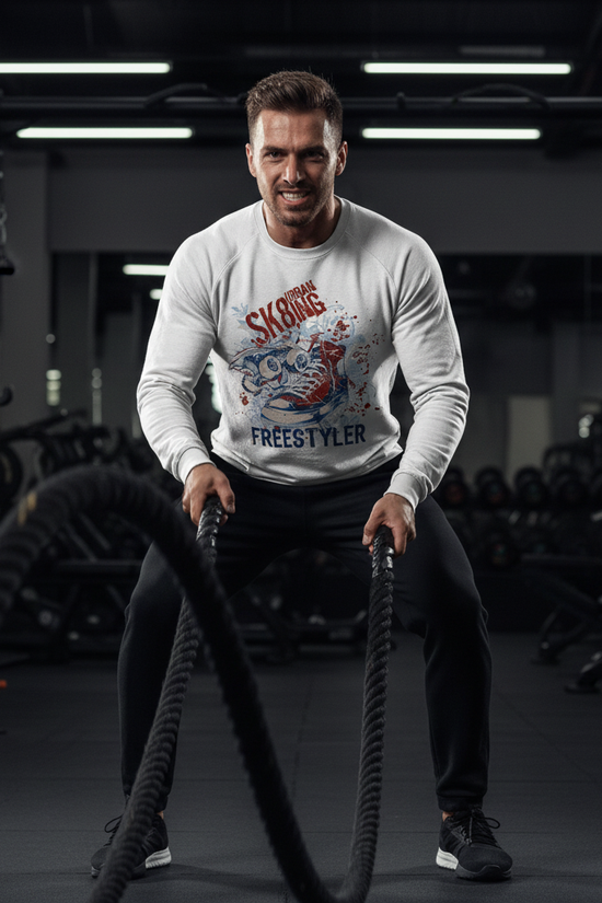 SK8 Sweatshirt Gym Battle Ropes