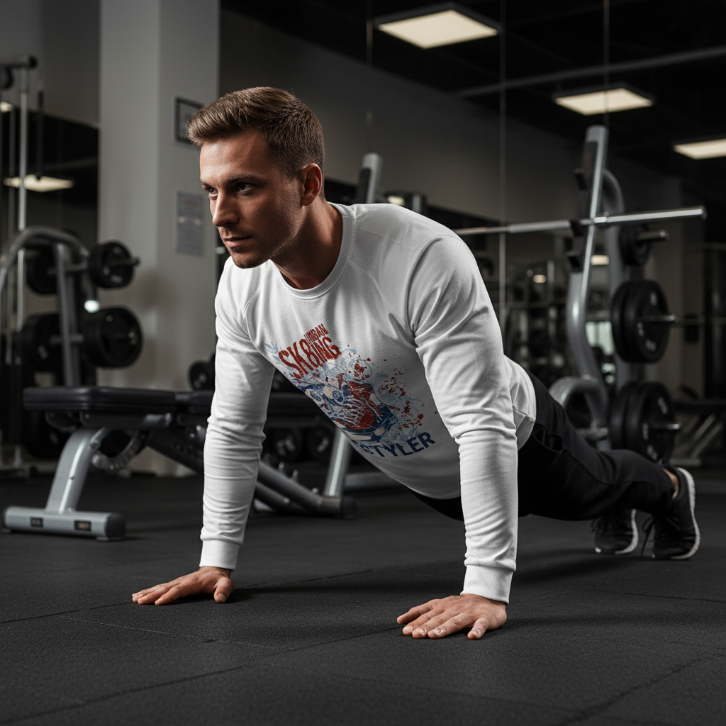 SK8 Sweatshirt Gym Push-Up