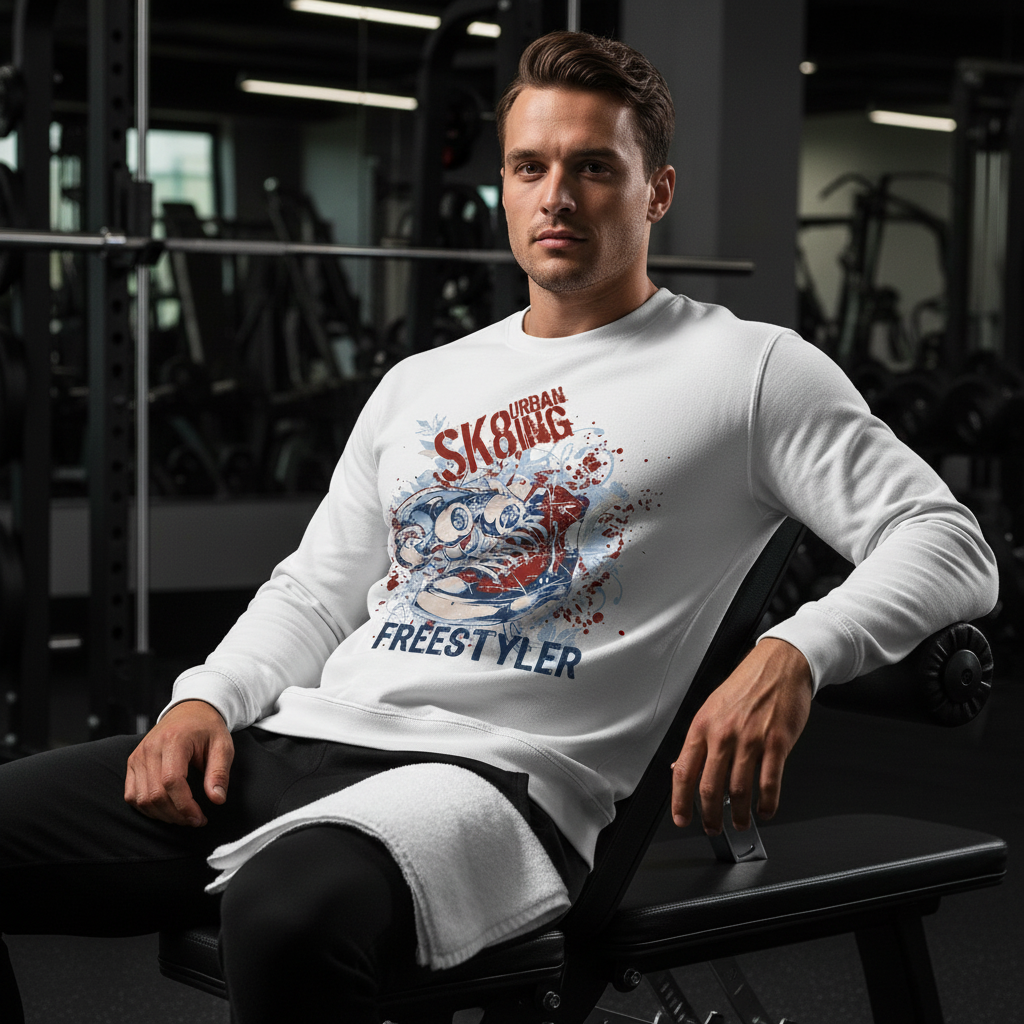 SK8 Sweatshirt Gym Rest