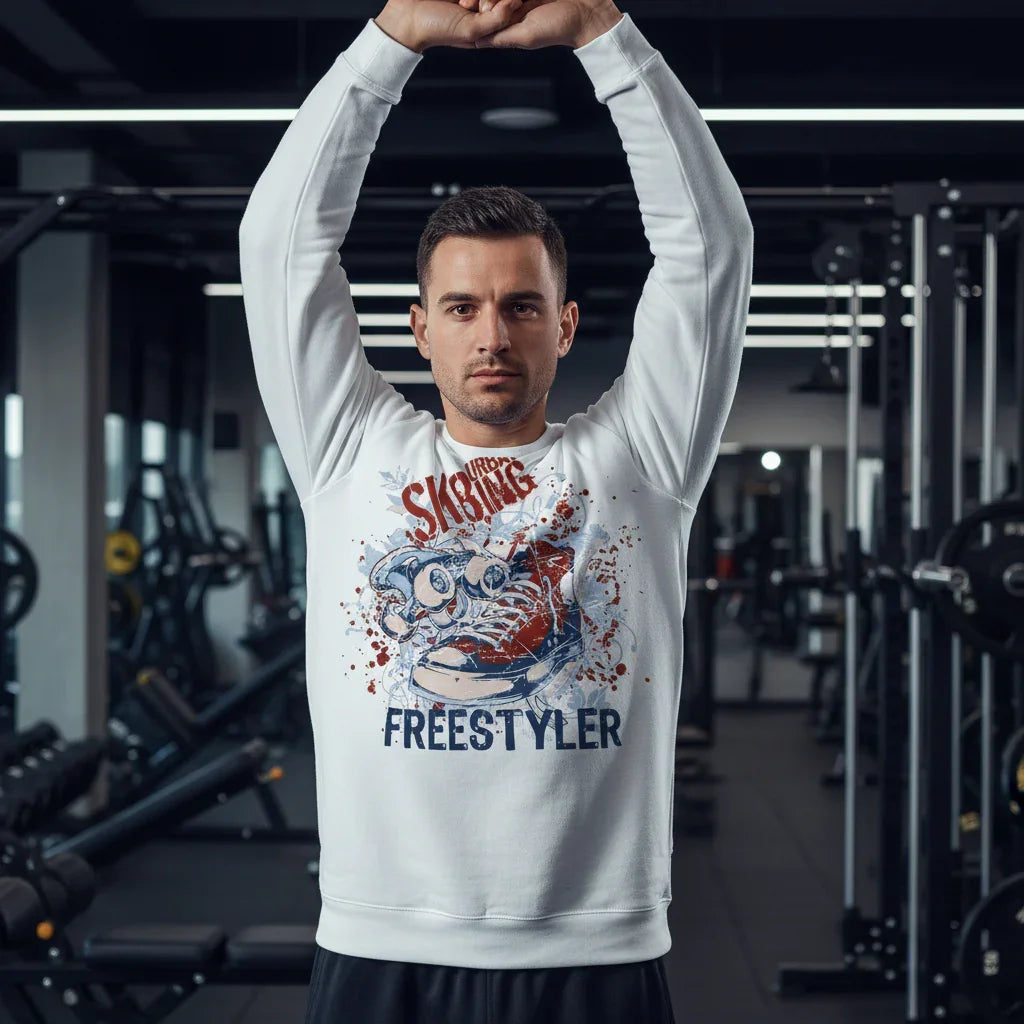 SK8 Sweatshirt Gym Stretch