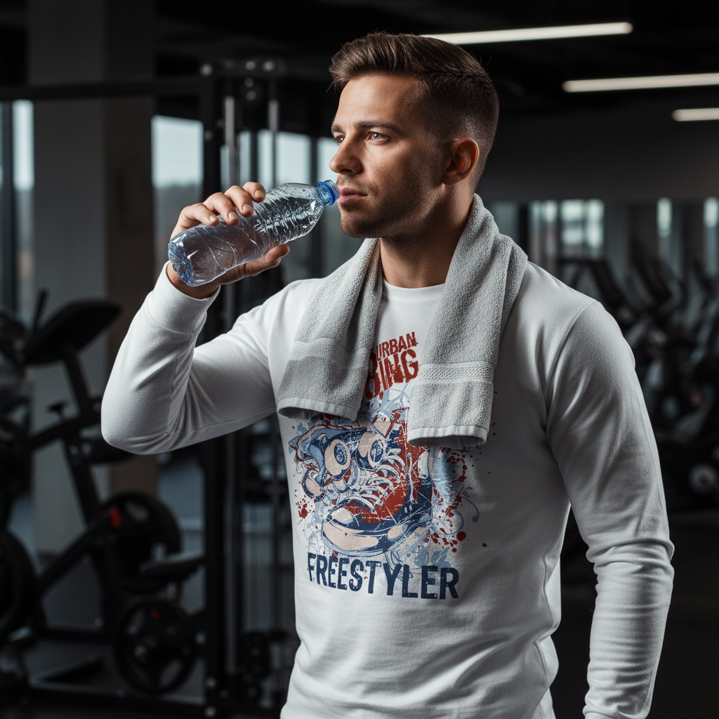 SK8 Sweatshirt Gym Water Break