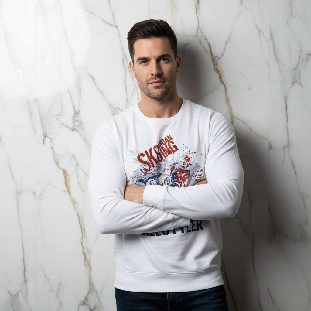 SK8 Sweatshirt Leaning