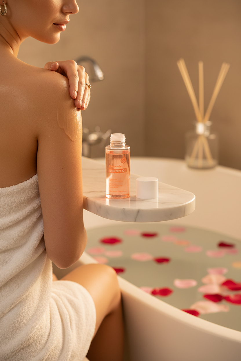 Skincare Oil - Spa Scene