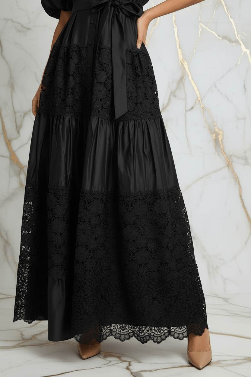 Skirt Hem Black
