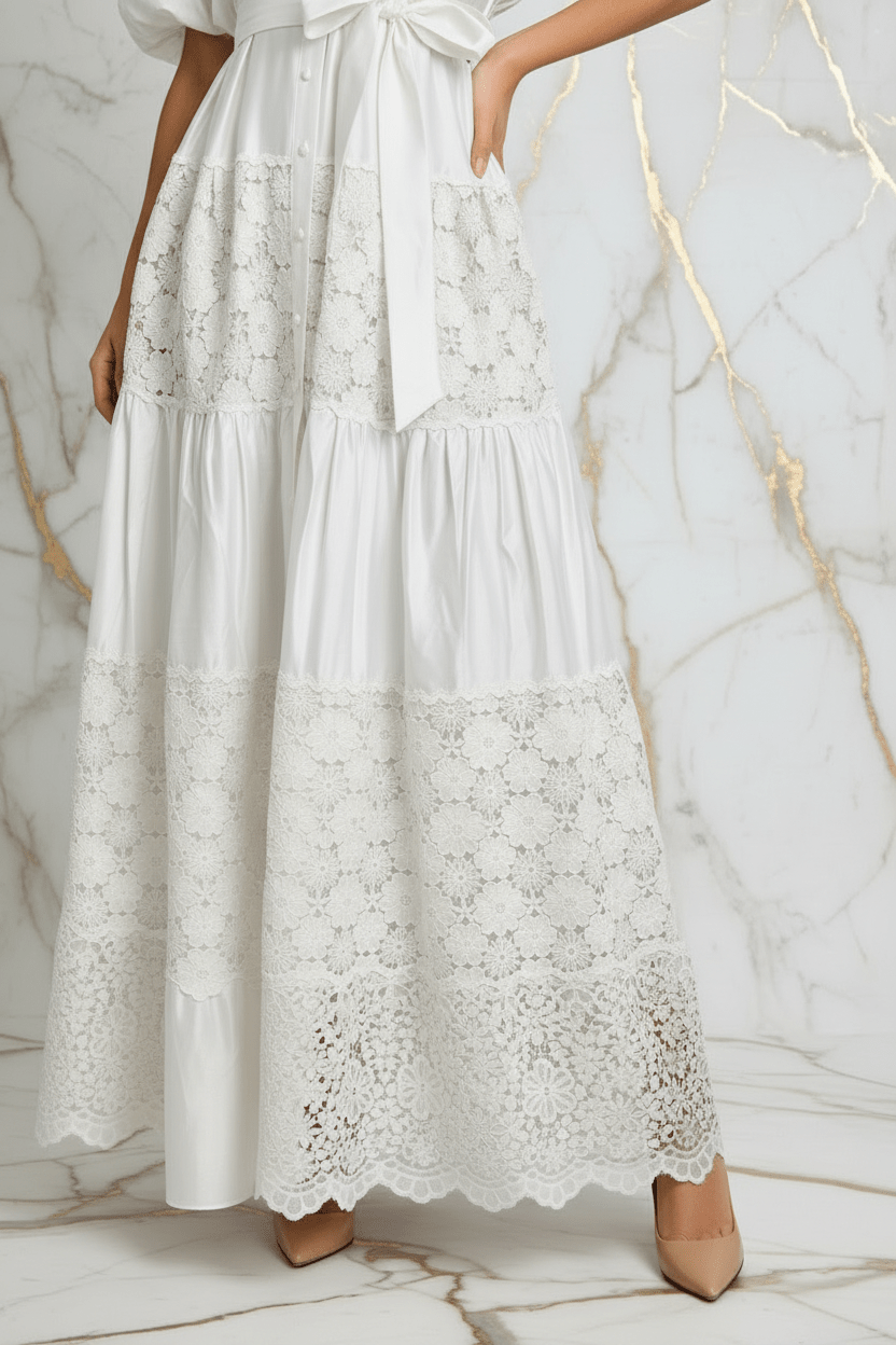 Skirt Hem White