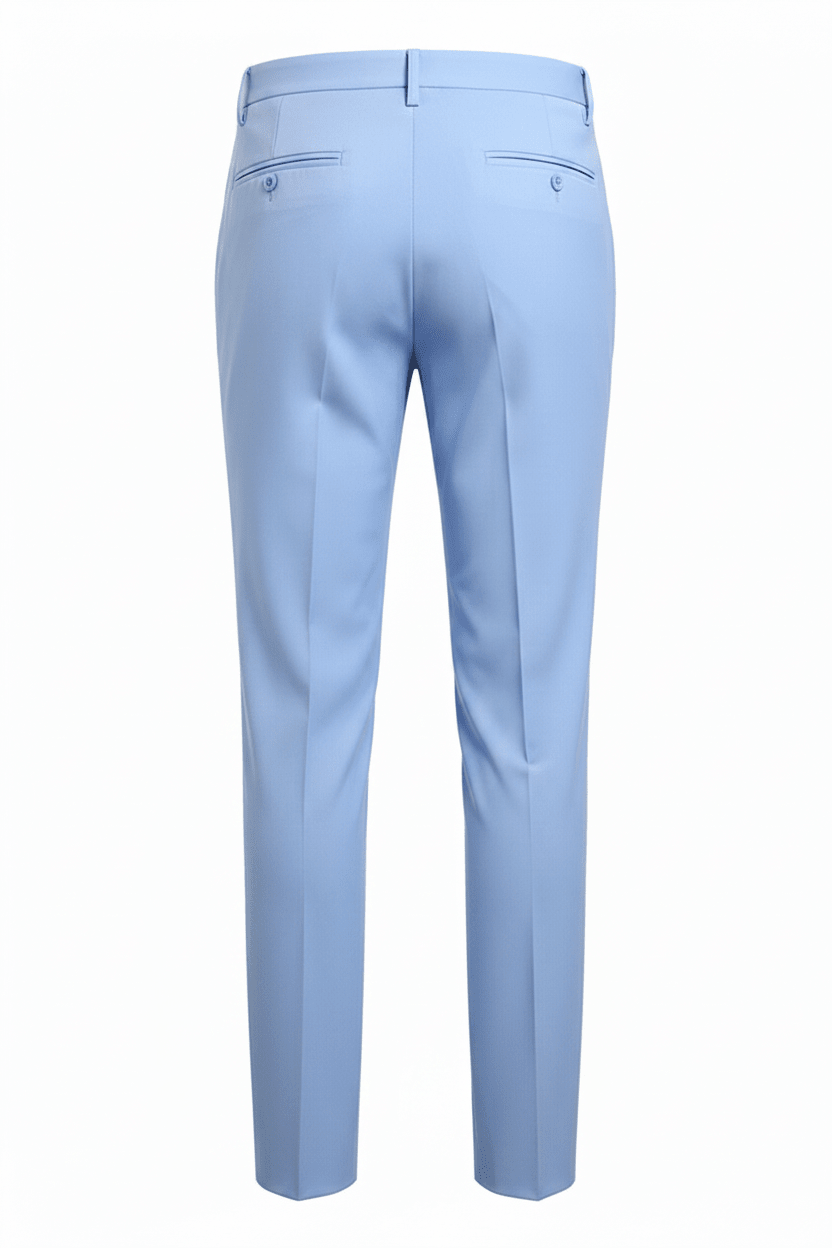 Sky Blue Pants Back View