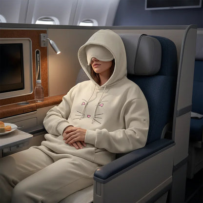 Sleeping with eye mask