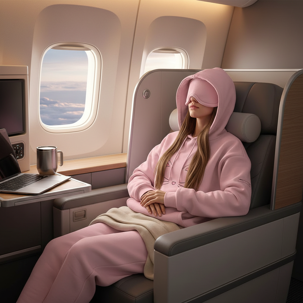 Sleeping with Eye Mask