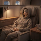 Sleeping with eye mask