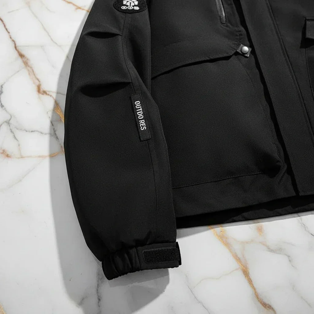 Sleeve brand patch detail