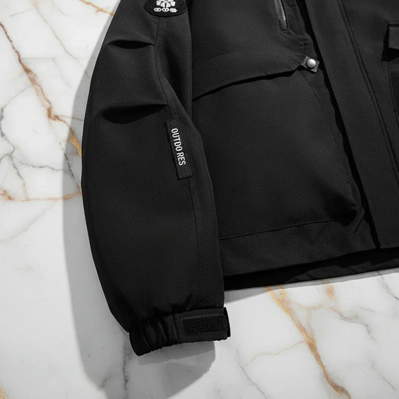 Sleeve brand patch detail