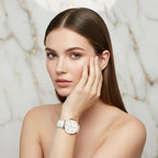 Smooth straight hair with elegant expression