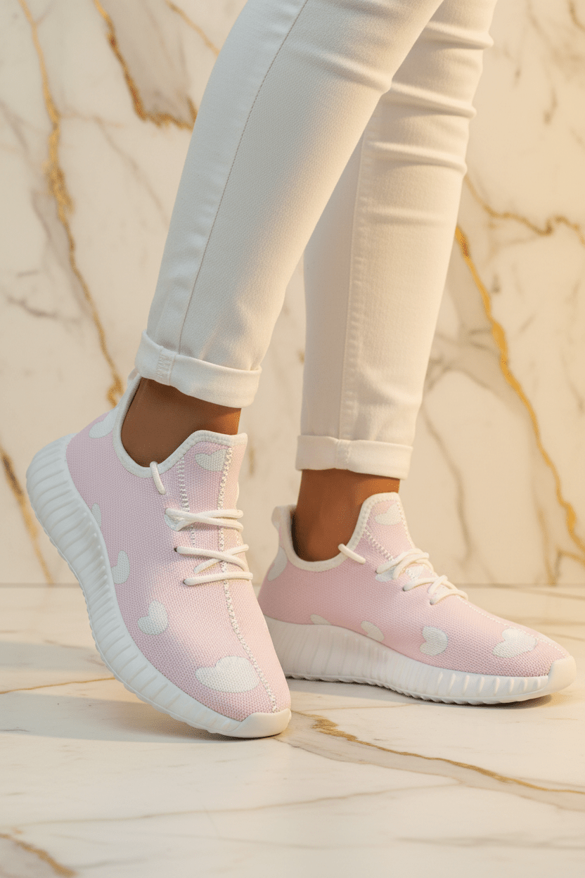 Sneaker On Feet - 45 Degree