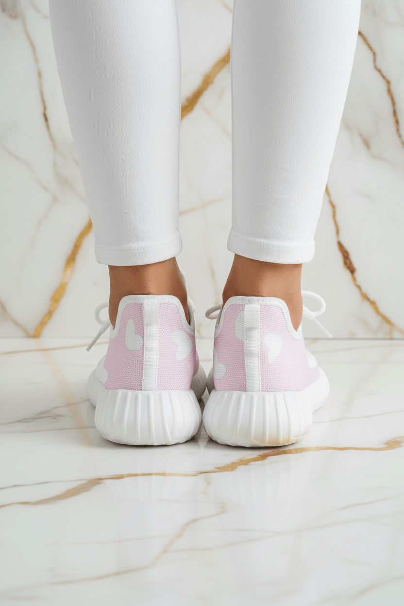 Sneaker On Feet - Back Heel