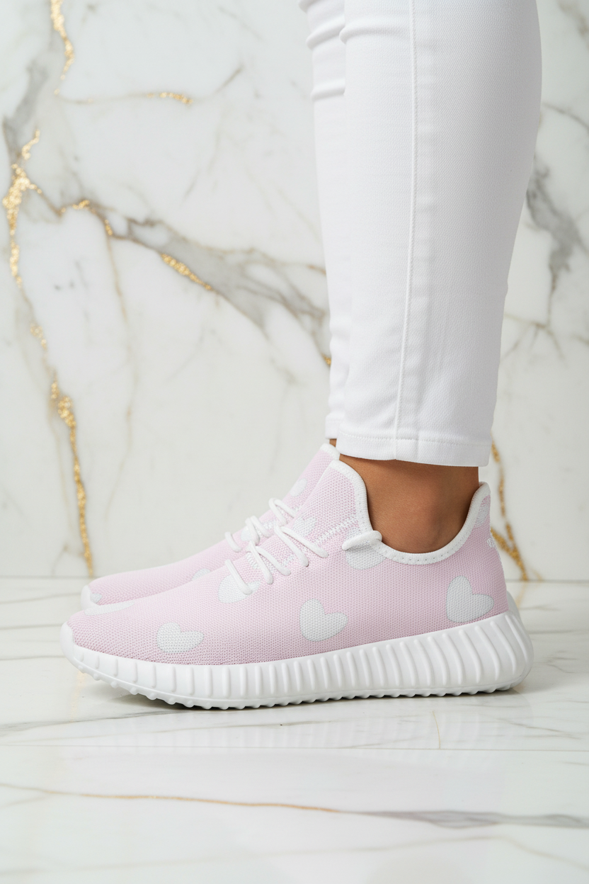 Sneaker On Feet - Left Side