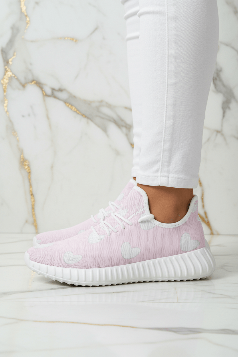 Sneaker On Feet - Left Side