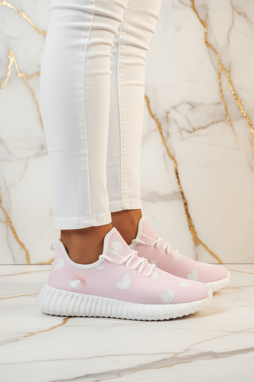 Sneaker On Feet - Right Side