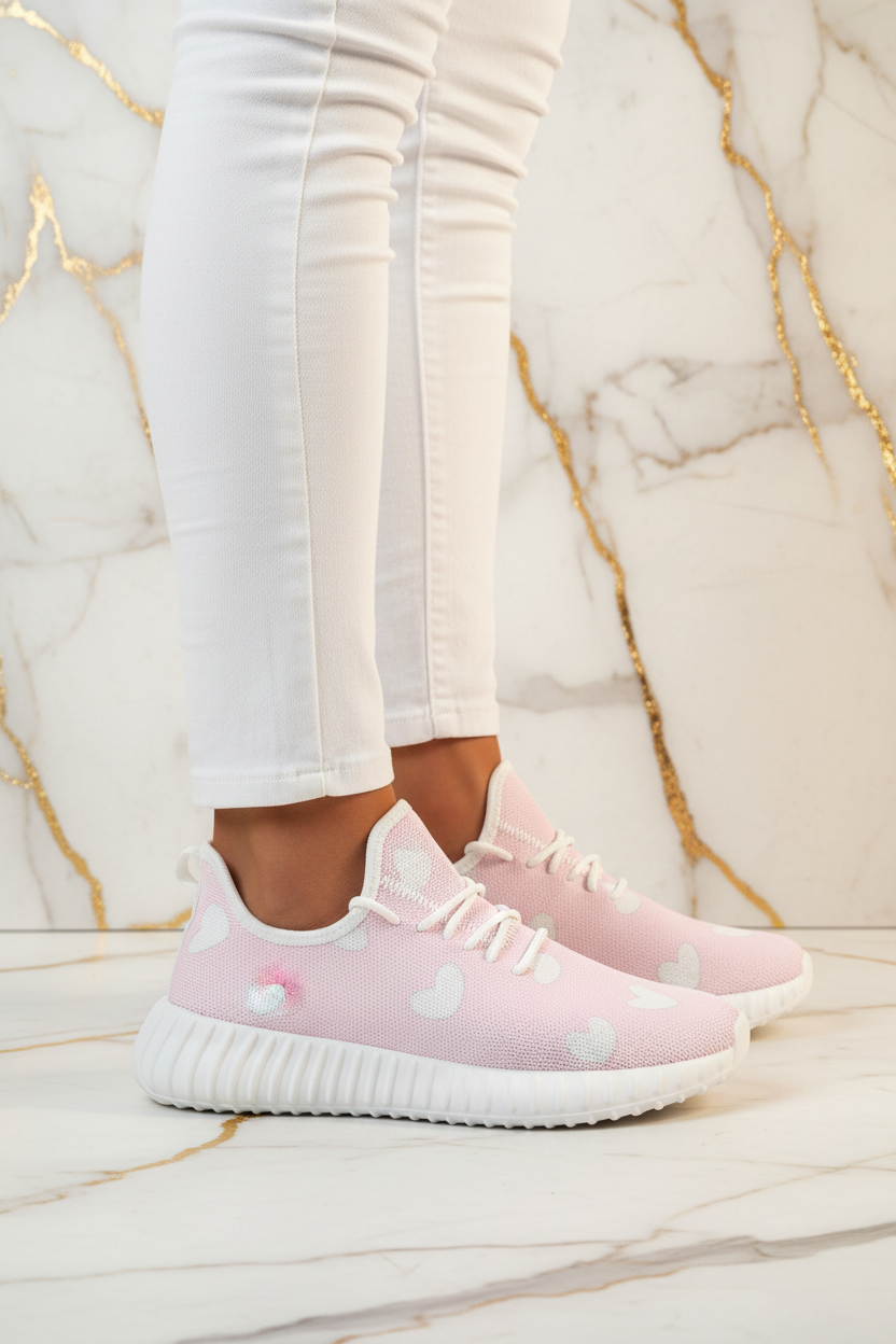 Sneaker On Feet - Right Side