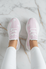 Sneaker On Feet - Top Down