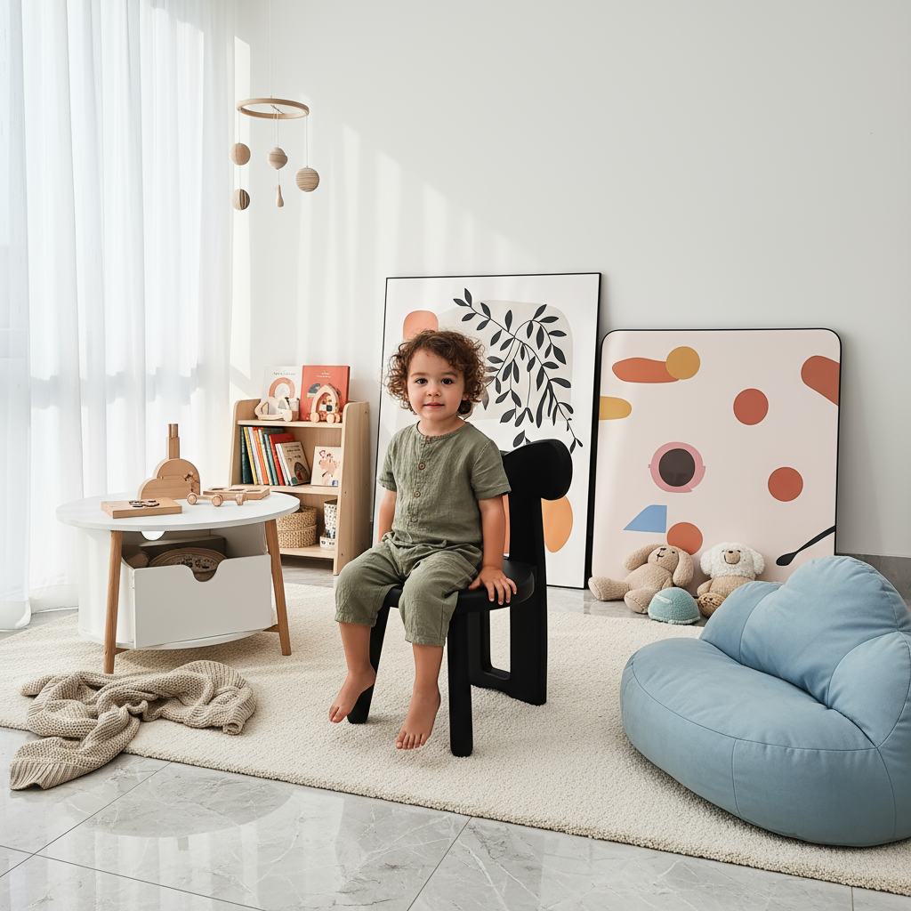 Sophisticated designer playroom