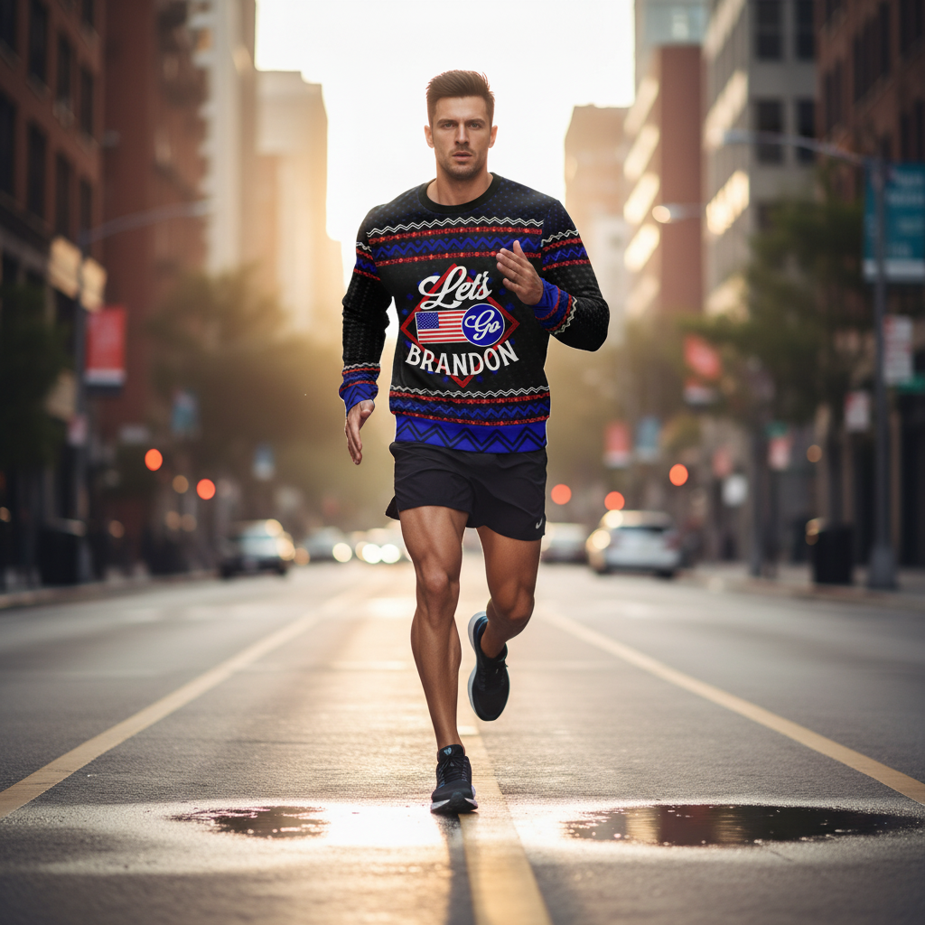 Sprinting action shot