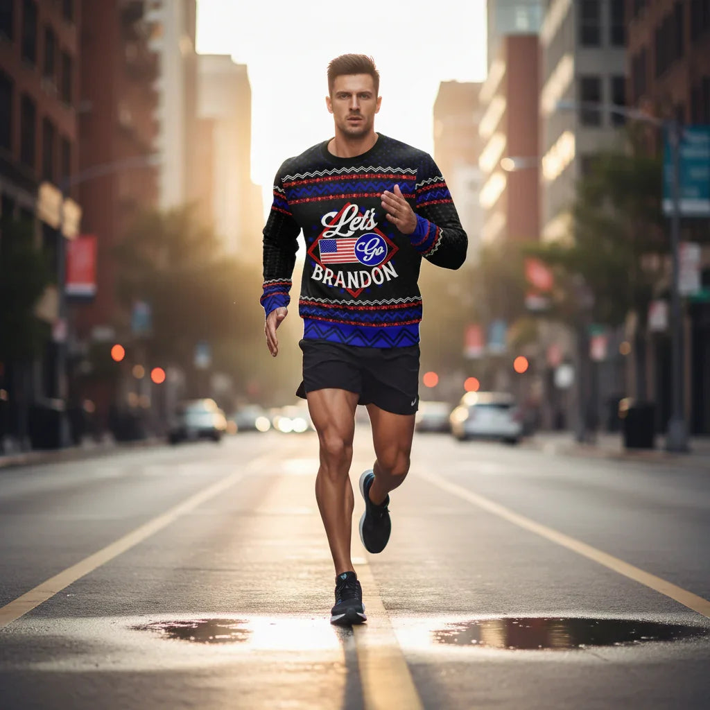 Sprinting action shot