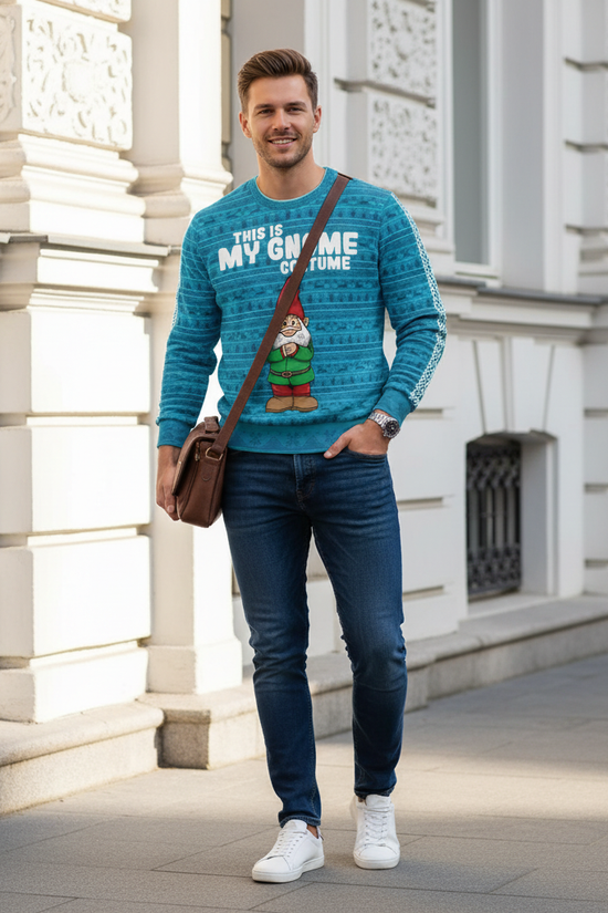 Standing against European building