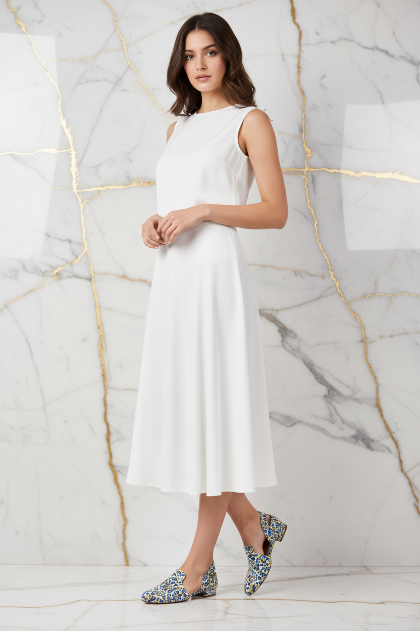 Standing elegant pose