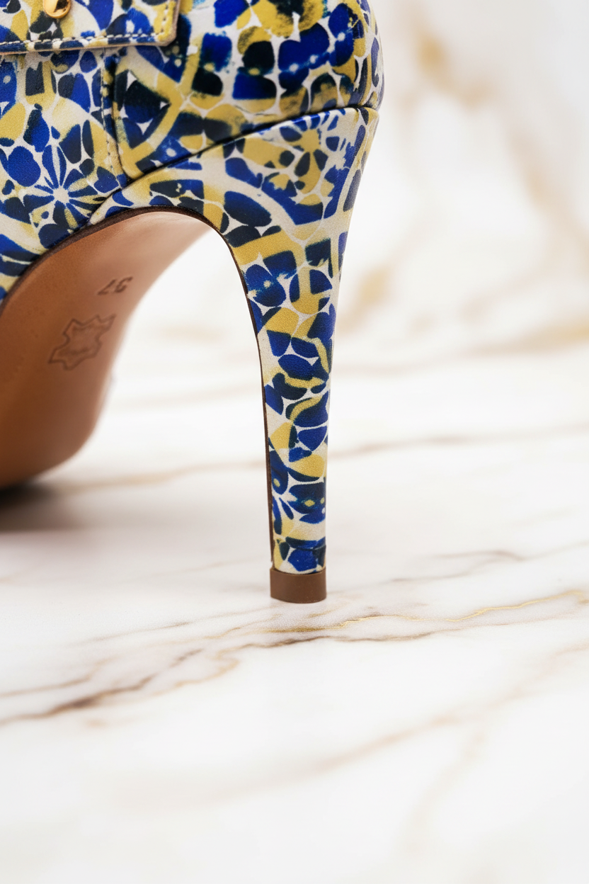 Stiletto heel close-up