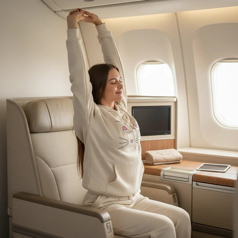 Stretching after nap