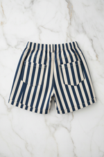 Striped shorts back detail