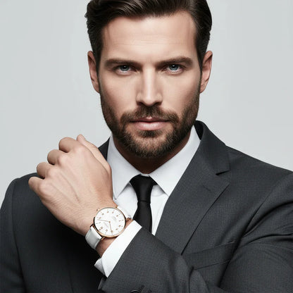 Strong features with watch visible