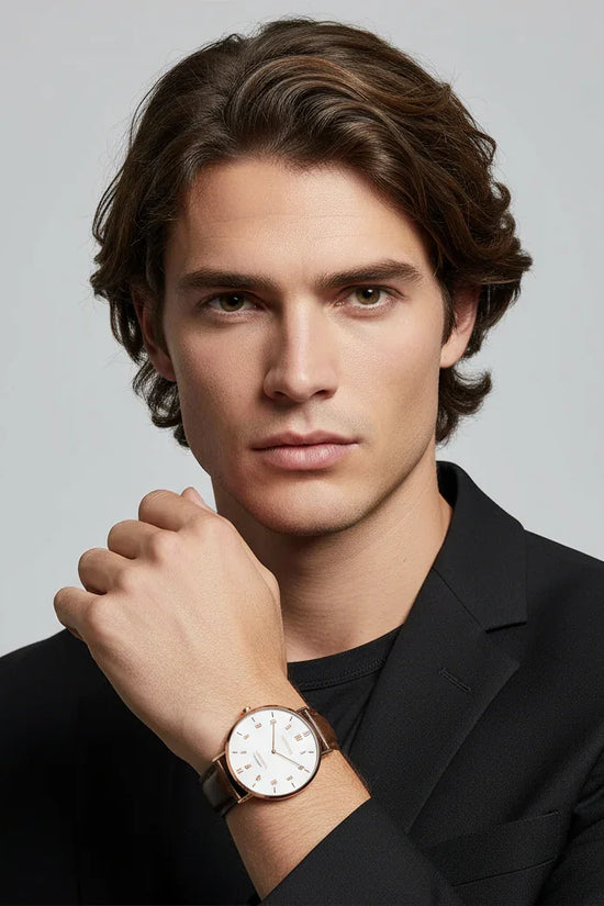 Strong features with watch visible