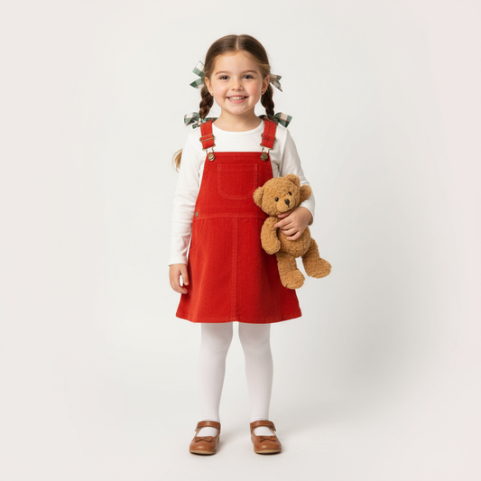 Organic Cotton Classic Pinafore Dress