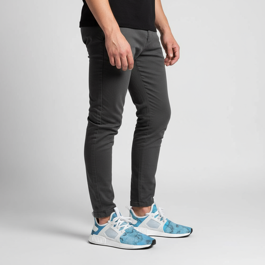 World Map Lightweight Men Mesh Sneaker