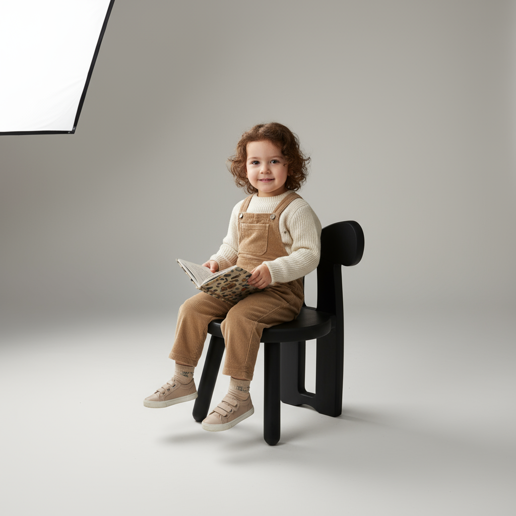 Studio shoot - gray background