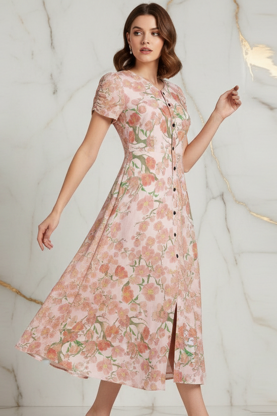 Three-Quarter Angle Model Shot