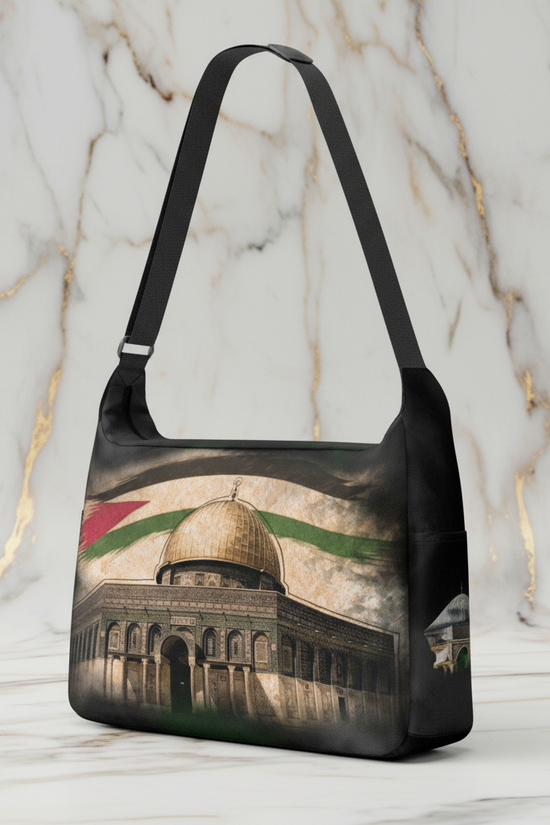 Three-quarter angle view on marble