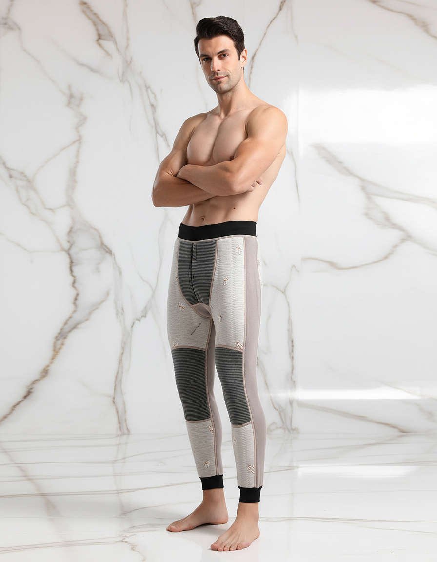 Three-quarter angle with arms crossed