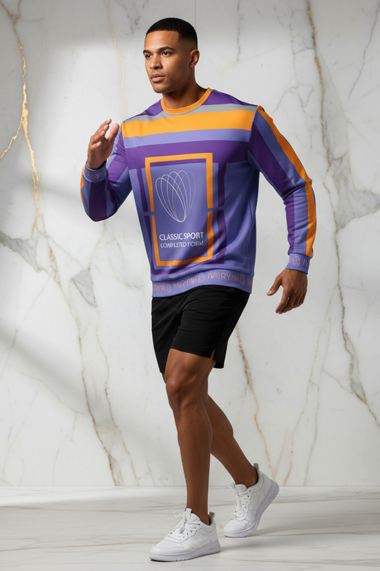 Three-quarter angle with marble background