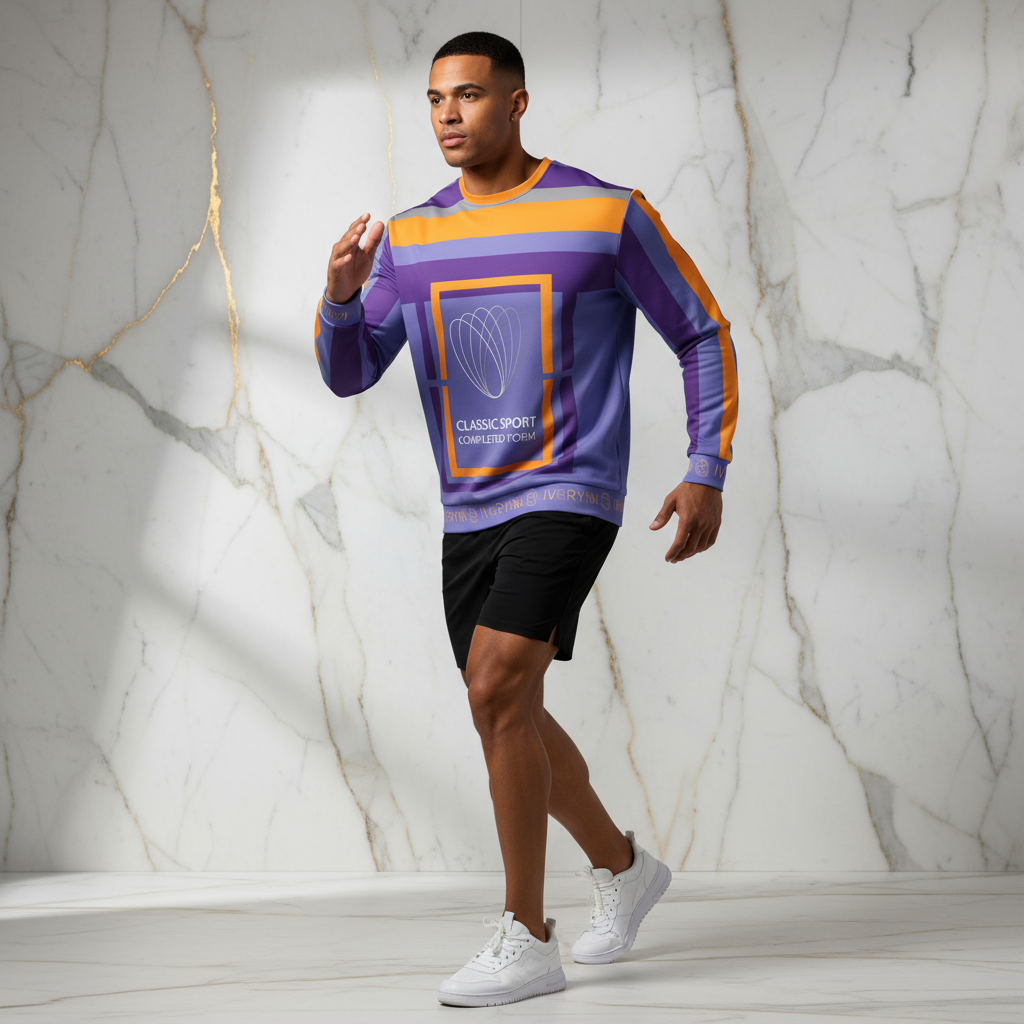 Three-quarter angle with marble background