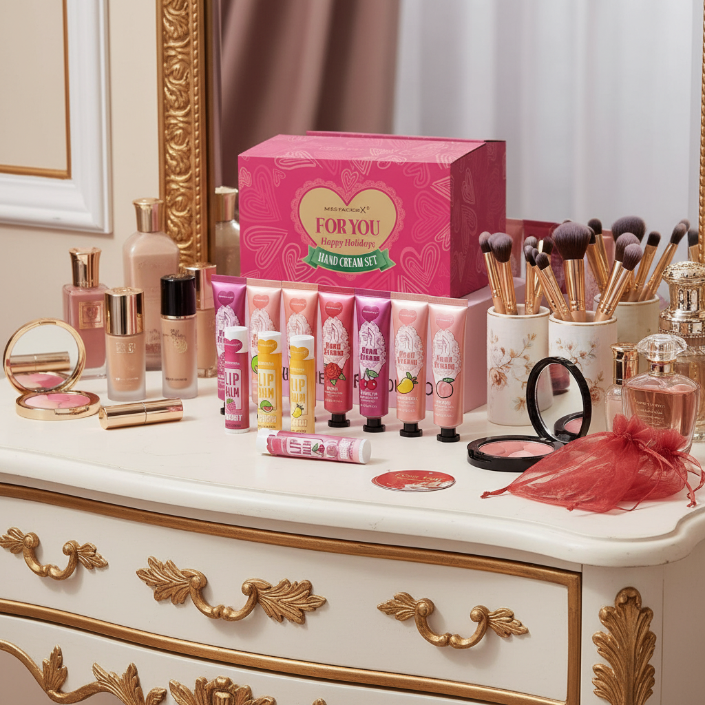 Three-Quarter Beauty Counter Style