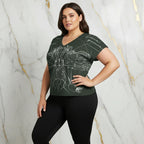 Three-Quarter Pose with Black Leggings