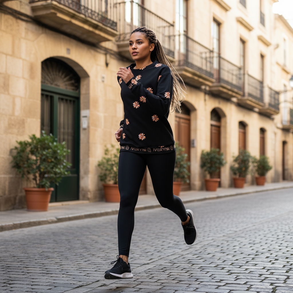 Three-quarter running view