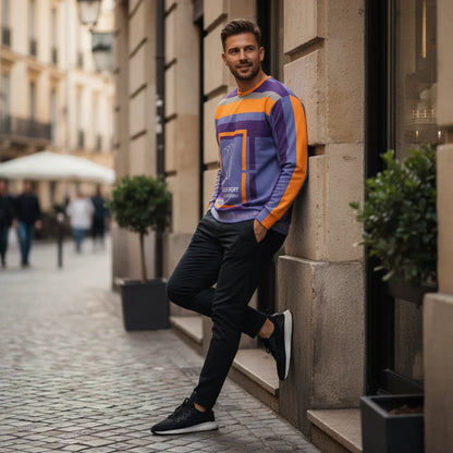 Three-quarter view at cafe