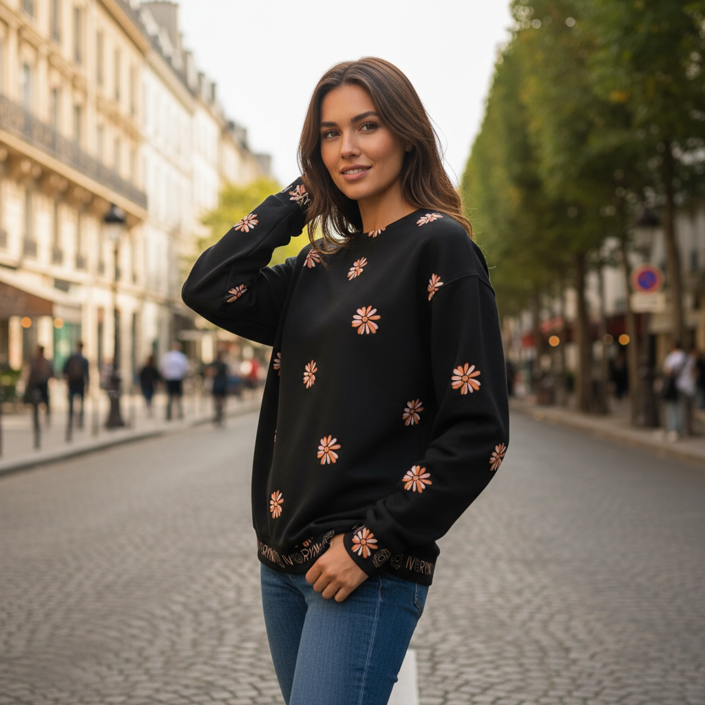 Three-quarter view in Paris