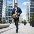 Three-quarter view - modern business district