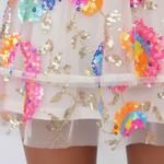 Tiered Skirt Seam