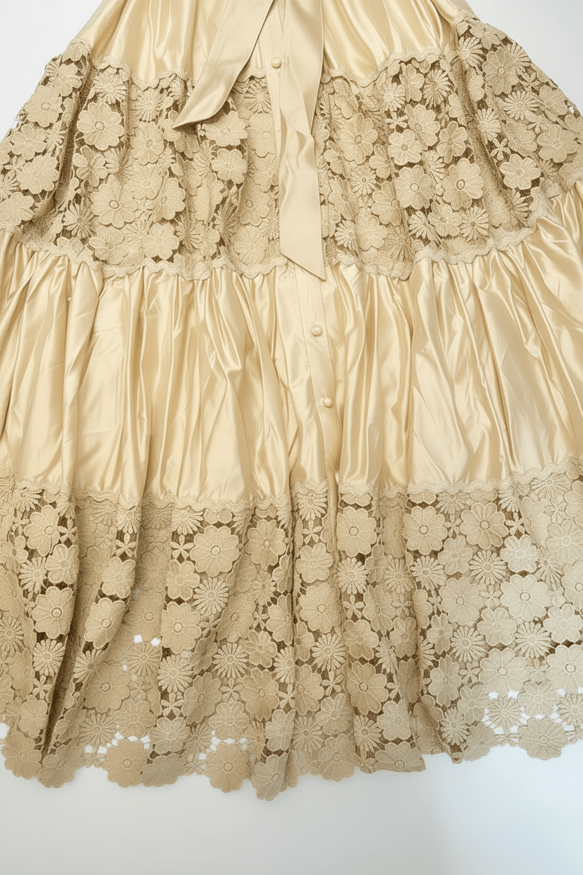 Tiered Skirt Yellow