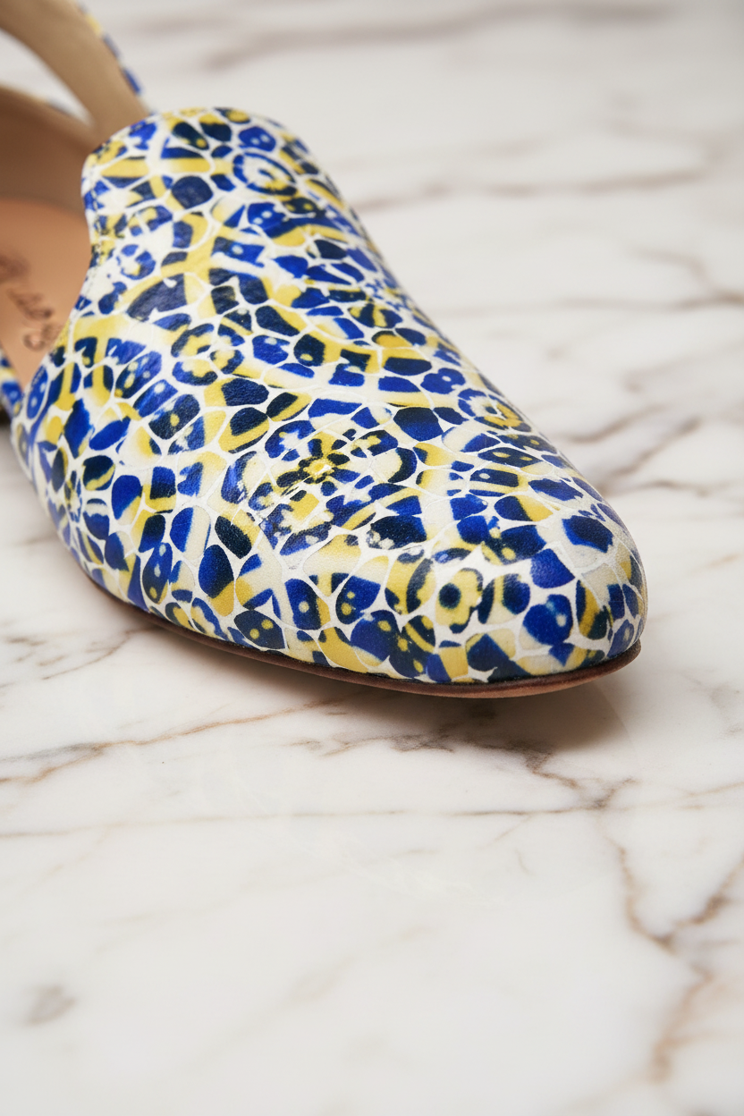 Toe area close-up